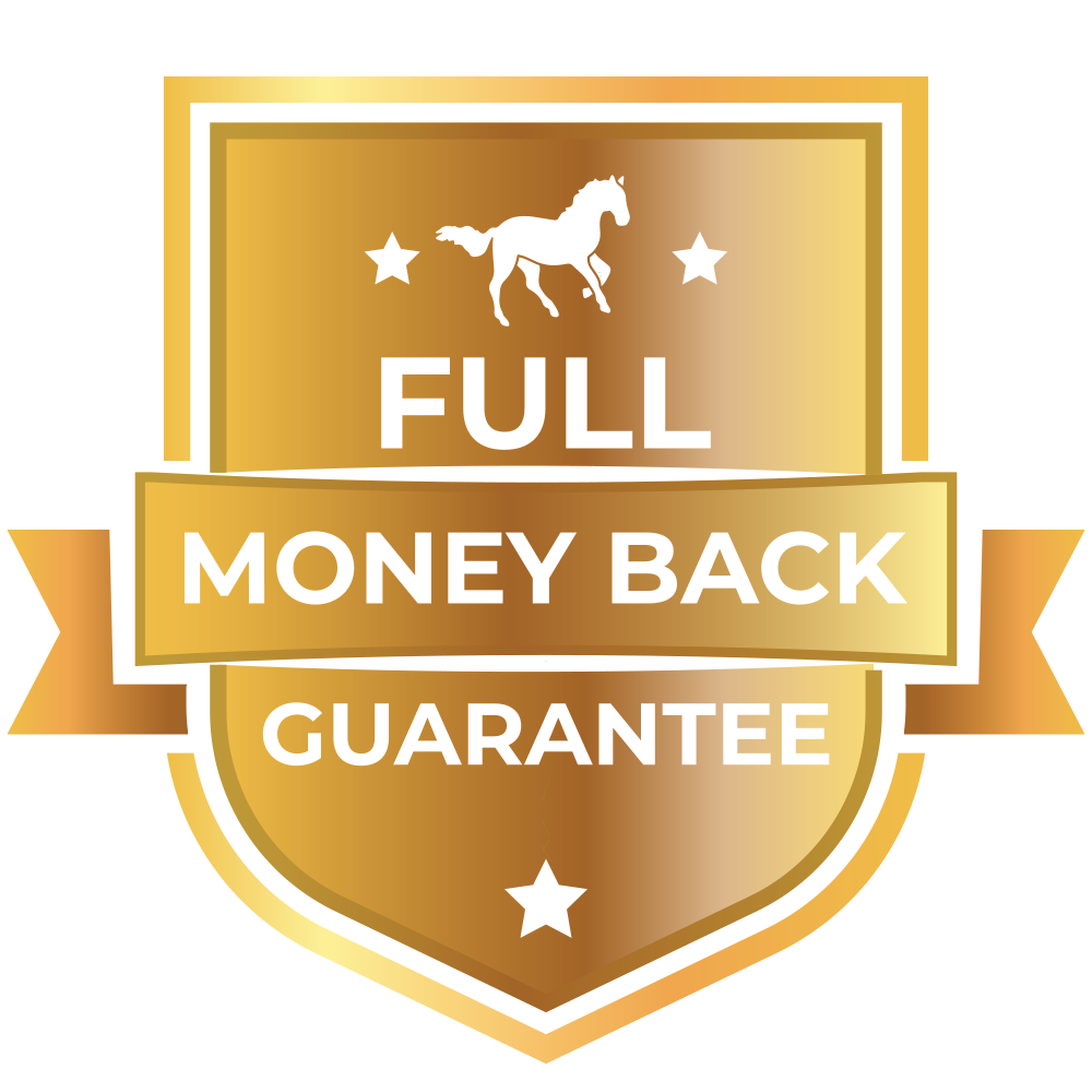 Dressage Institute Full Money Back Guarantee Badge