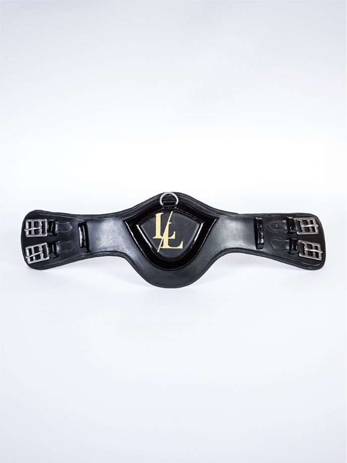 Black Luxe of London Anatomical Dressage Girth