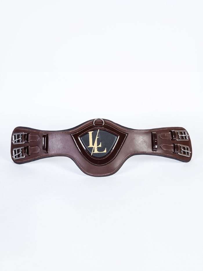 Brown Luxe of London Anatomical Dressage Girth