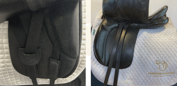 Girth/Billet placement: Double-flaps